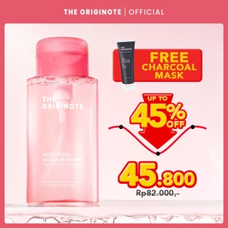 The Originote Micellar Water Hyalurose 300ml | Pembersih Wajah, Cleansing Water, Makeup Remover, Pembersih Muka pembersih double cleansing pembersih make up make up remove cleanface Micellar Untuk Kulit Sensitif Penghapus Riasan Cleansing Water
