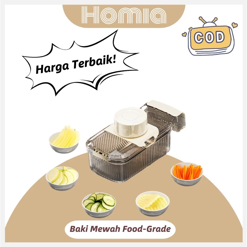 Alat Pemotong Dan Parutan Sayur Multifungsi Stainless