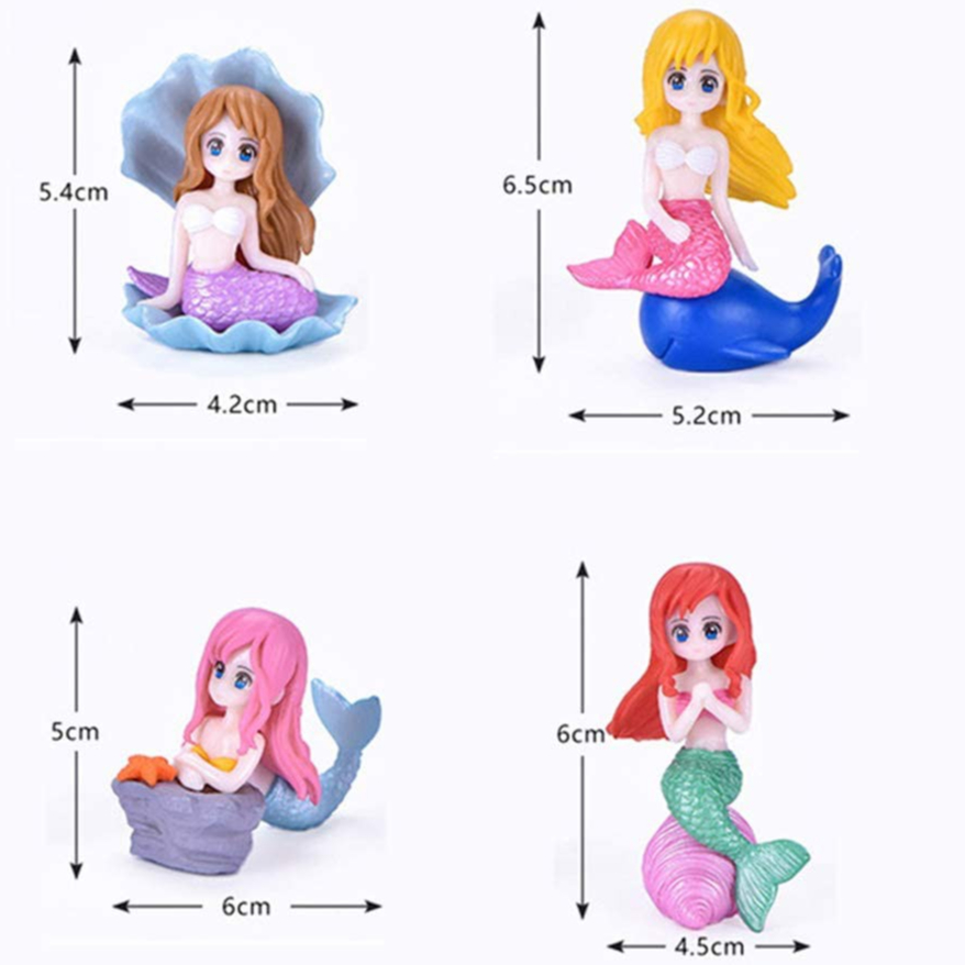 Jual Topper Cake JUAL SATUAN Figure Princess Ariel Kerang Mermaid ...