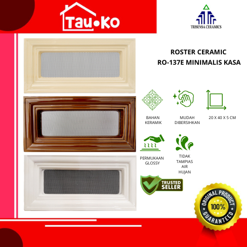 Jual LOSTER ROSTER ANGIN-ANGIN KERAMIK TRISENSA MINIMALIS 20x40 RO-137 ...