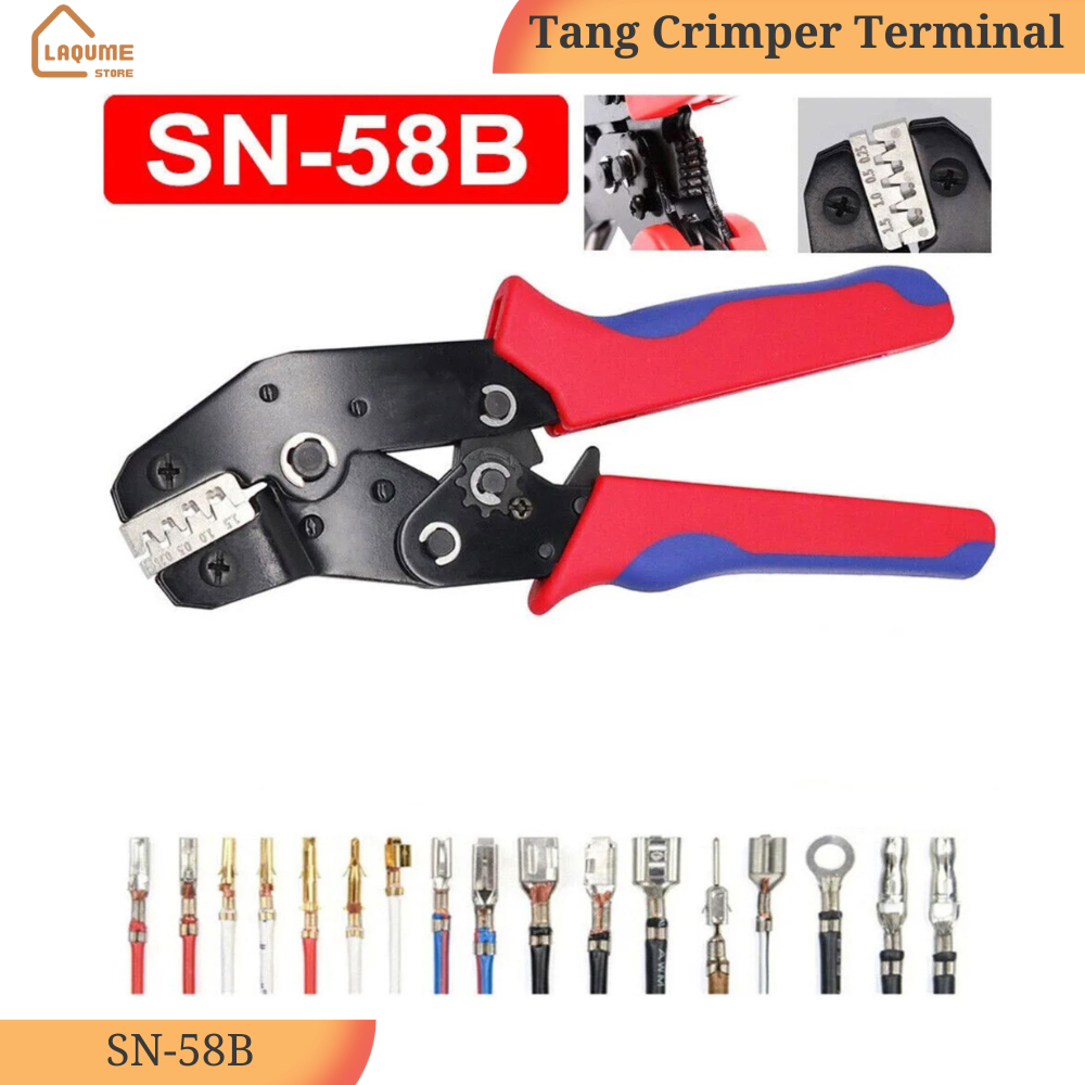 Jual Tang Crimper Terminal Cable Crimping Plier Compression Tool ...