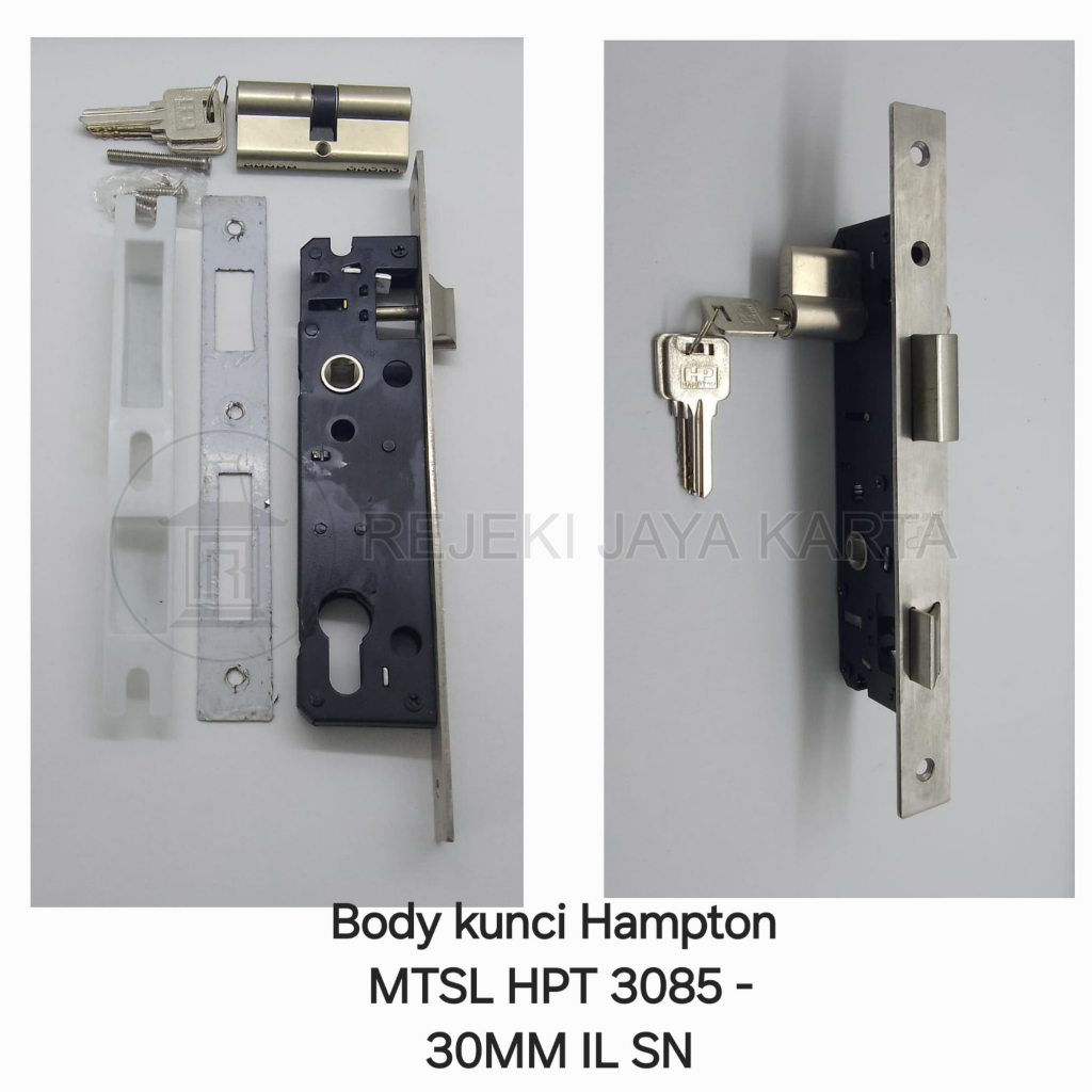 Jual Body Kunci HAMPTON Mortise Lock 3085 30x85 | Shopee Indonesia