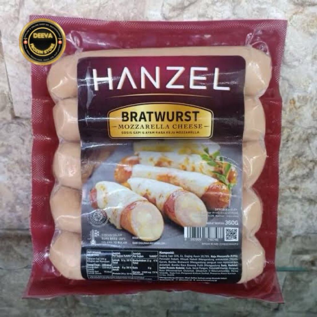 Jual Hanzel Sosis Bratwurst keju isi5 | Shopee Indonesia