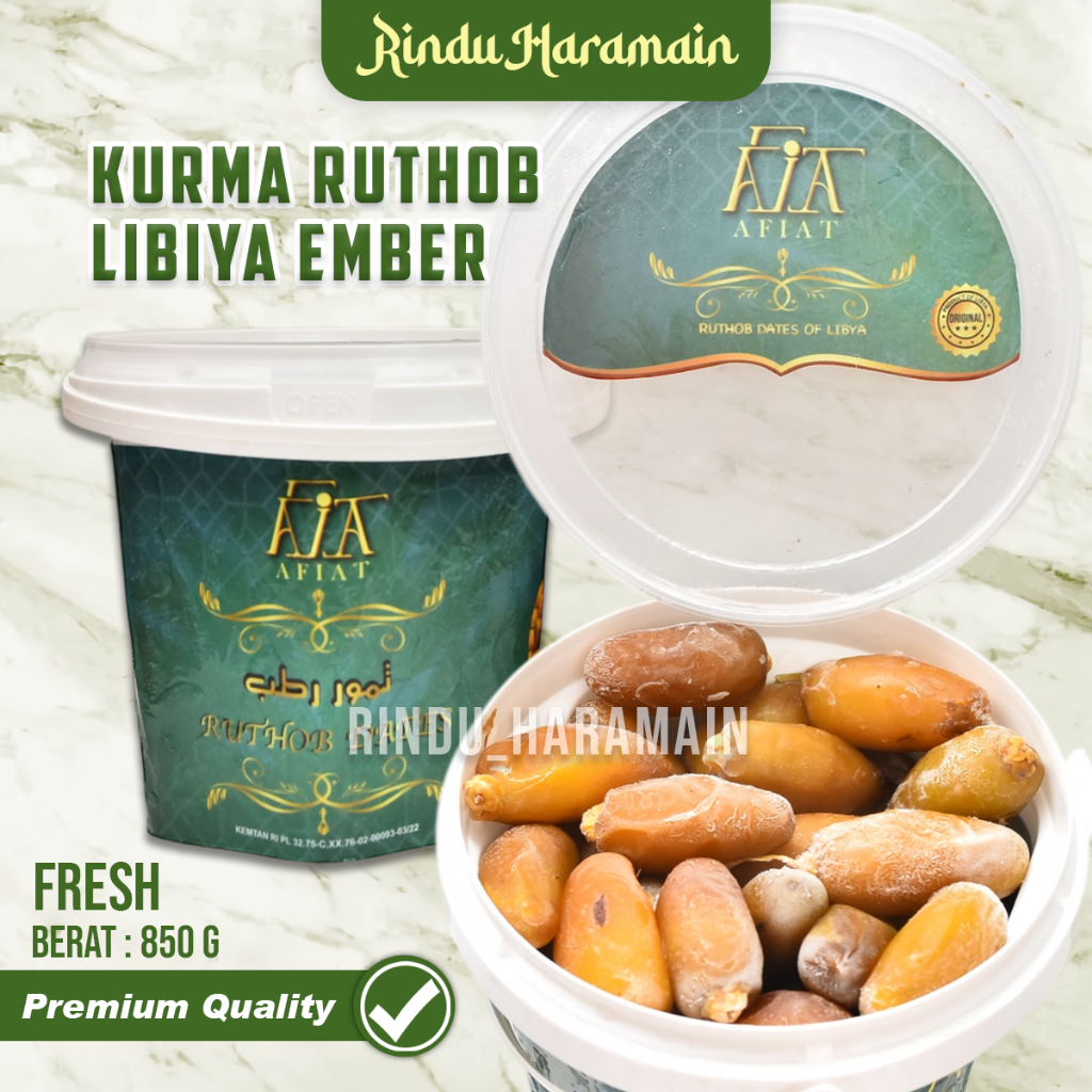 Jual Rindu haramain - Kurma Ruthob Ember Libiya Fresh 850gr | Kurma ...