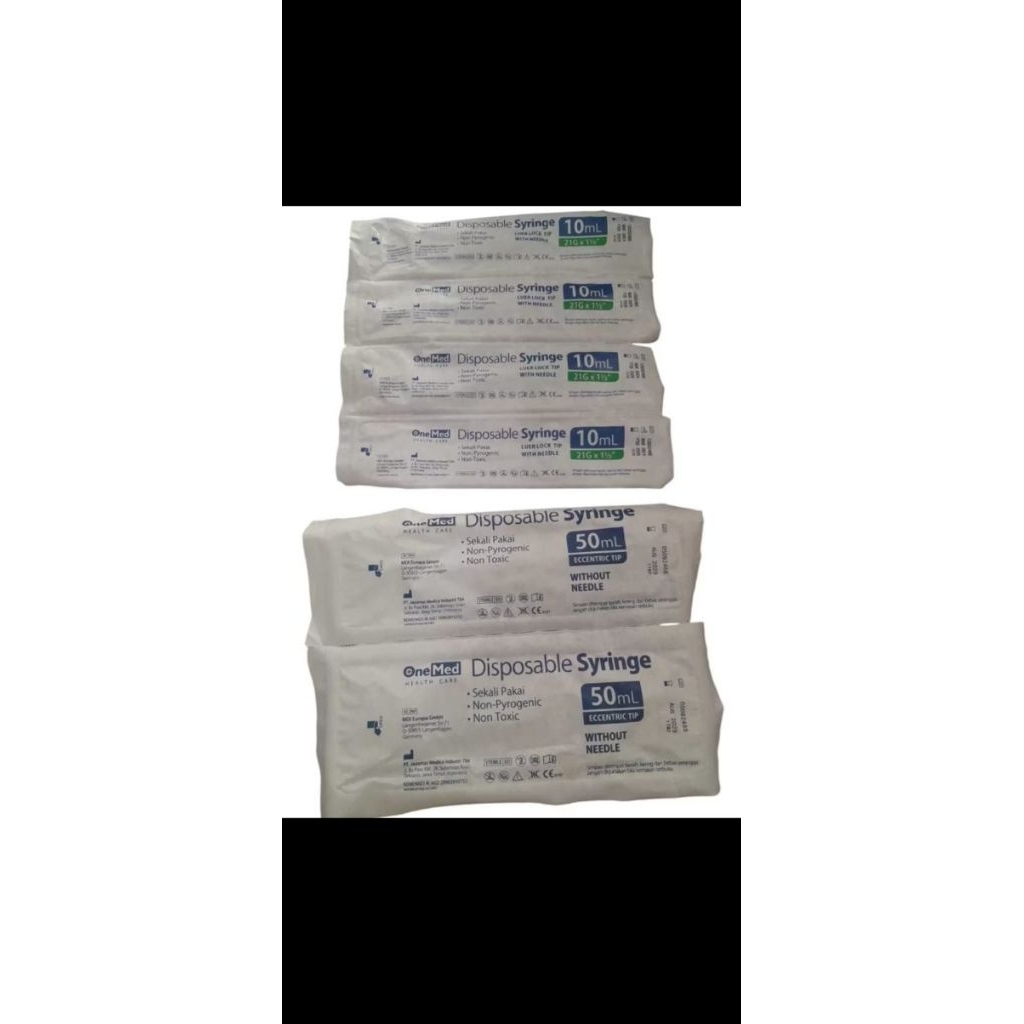 Jual Syringe Spuit Spoit 50cc Eccentric Tip - Lubang Samping Onemed pcs ...