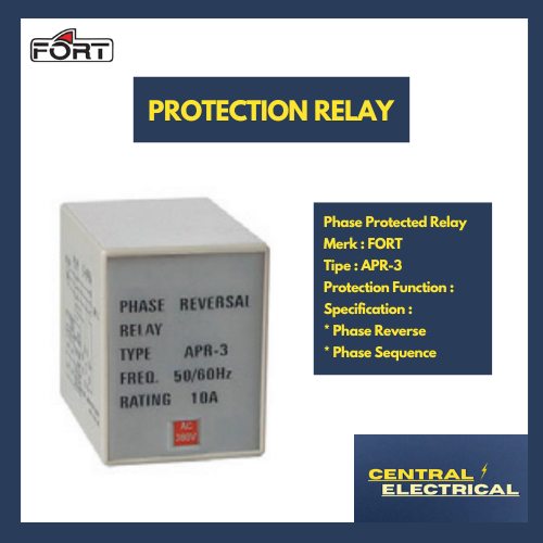 Jual FORT Phase Protected Relay Merk Fort Tipe APR-3 | Shopee Indonesia