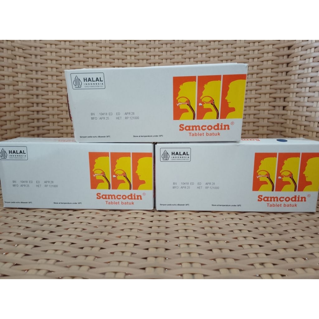 Jual SAMCODINN ( 1 BOX = 10 STRIP = 100 TABLET) | Shopee Indonesia