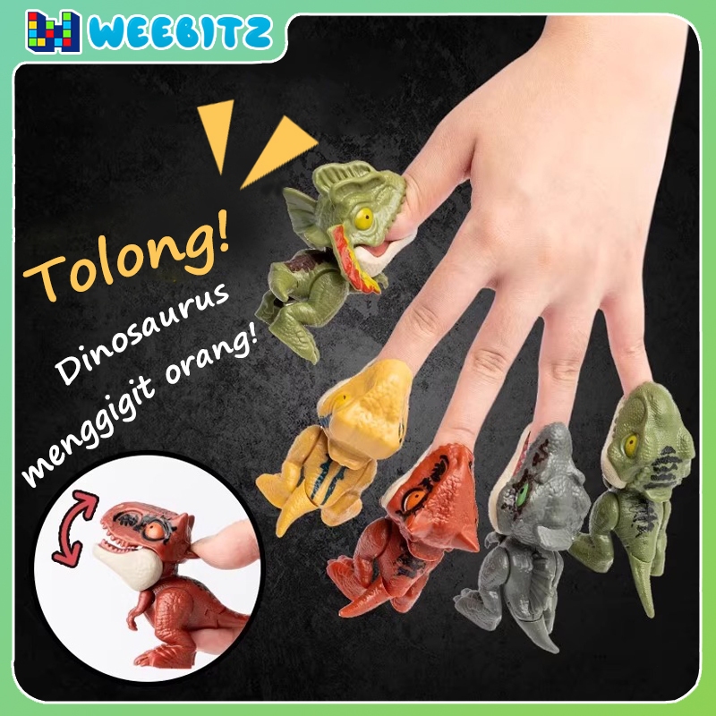 Jual Weebitz Bite Hand Dinosaurus Finger Toy Interactive Creative ...