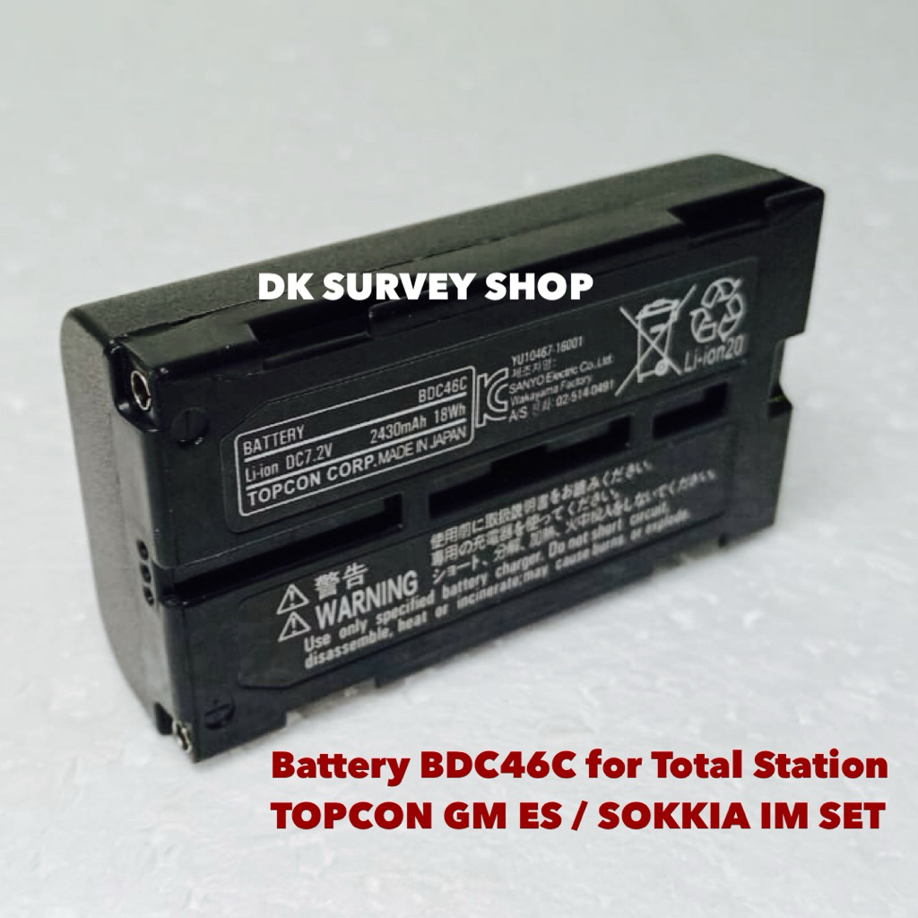 Vhbw Ersatzakku Für Sokkia BDC-46C & SDL30 – 3400 MAh, 7,4 V, Li-Ion – Passend Für Messgeräte Ersatzakku Sokkia BDC-46C