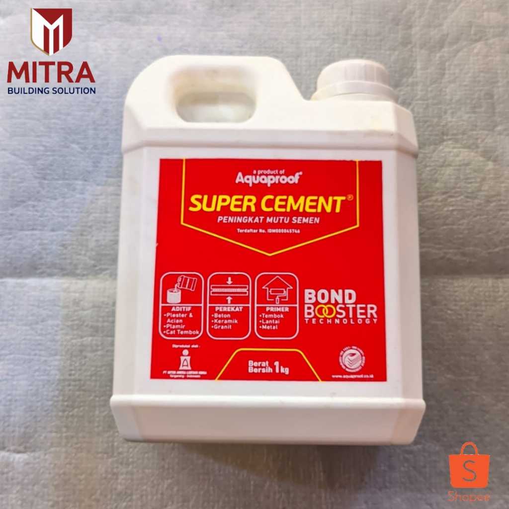 Jual Alkasit Super Cement Aquaproof / Obat Campuran Semen 1 Kg | Shopee ...