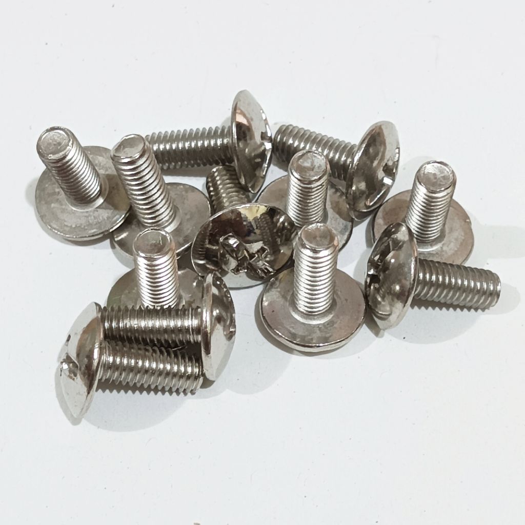 Jual 100PCS BAUT BODY M6X16 NEKEL | Shopee Indonesia