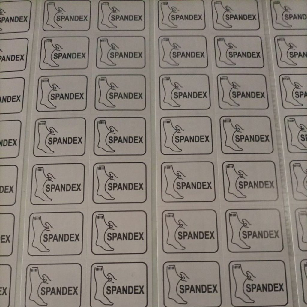 Jual Stiker Kaos Kaki Tulisan SPANDEX isi 84/144 pcs (7/12 Lusin ...