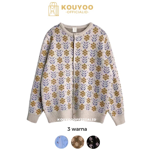 Jual Rajut Premium Korean Cardigan Rajut Outer Bahan Sweather Korea ...