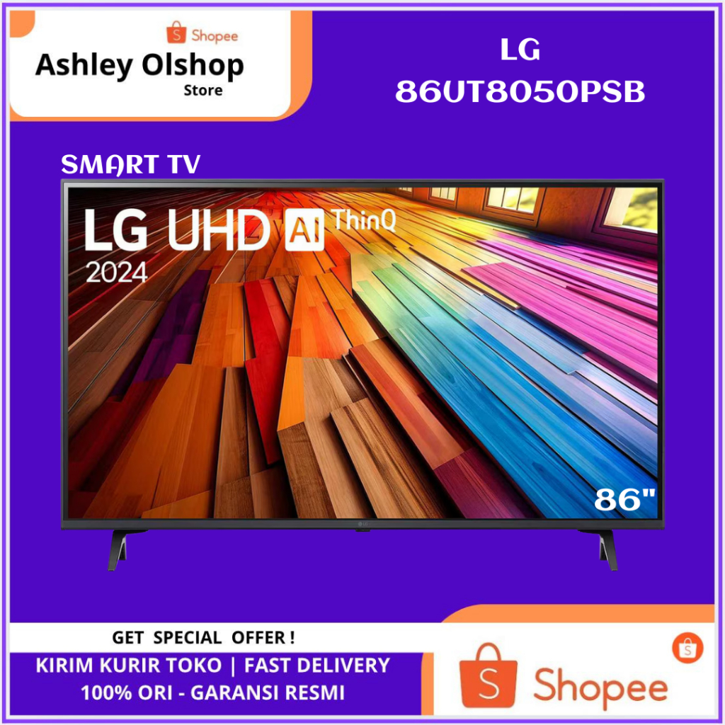 Jual TV LG 86 Inch 4K UHD LG 86UT8050PSB UHD 4K Smart TV LG UT8050 86 ...