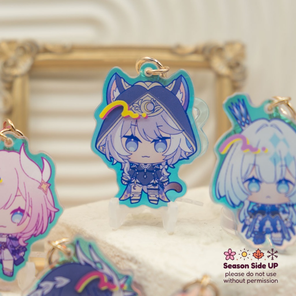 Jual Honkai Star Rail HSR Holographic Acrylic Keychain Blind Box ...