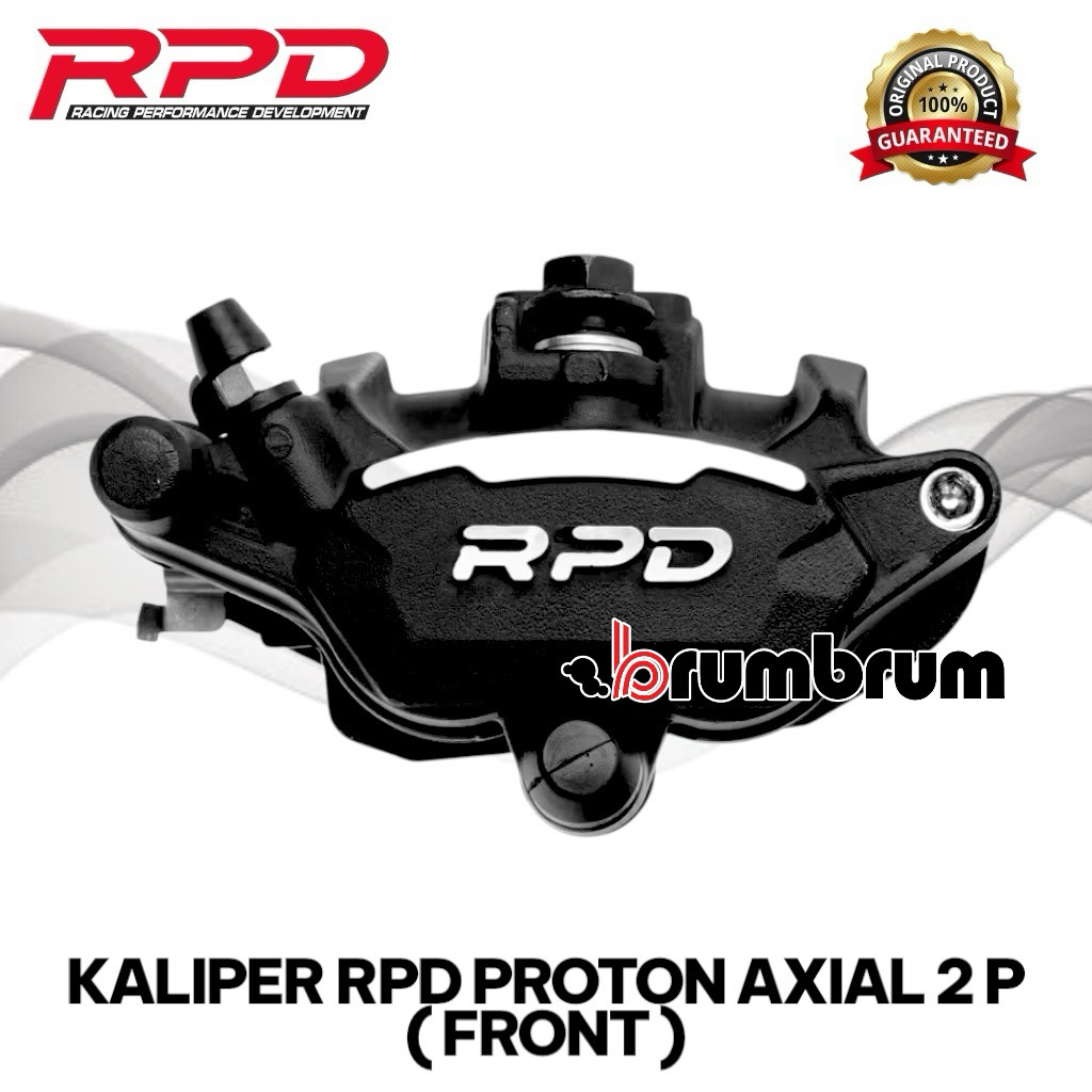 Jual RPD Axial Brake Caliper Proton 2P-U Black FRONT REAR KALIPER RPD ...