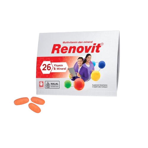 Jual RENOVIT TAB (1 STRIP = 4 TABLET) | Shopee Indonesia