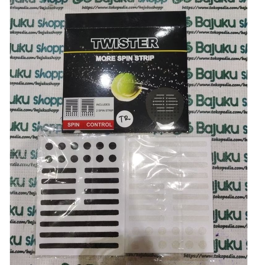 Jual padel twister more spin strip strips sticker stiker raket racket ...
