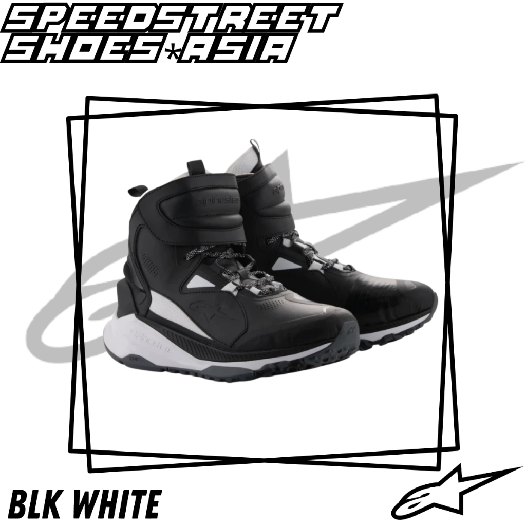 Jual Sepatu Riding Alpinestars Speedstreet Black White Shoes Touring ...