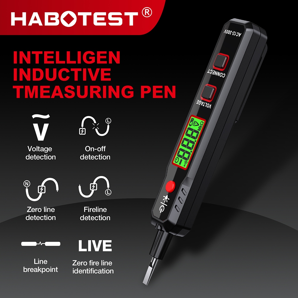 Jual (1 Year Warranty)HABOTEST HT89 Pena Uji Digital 12 ~ 300V Detektor ...