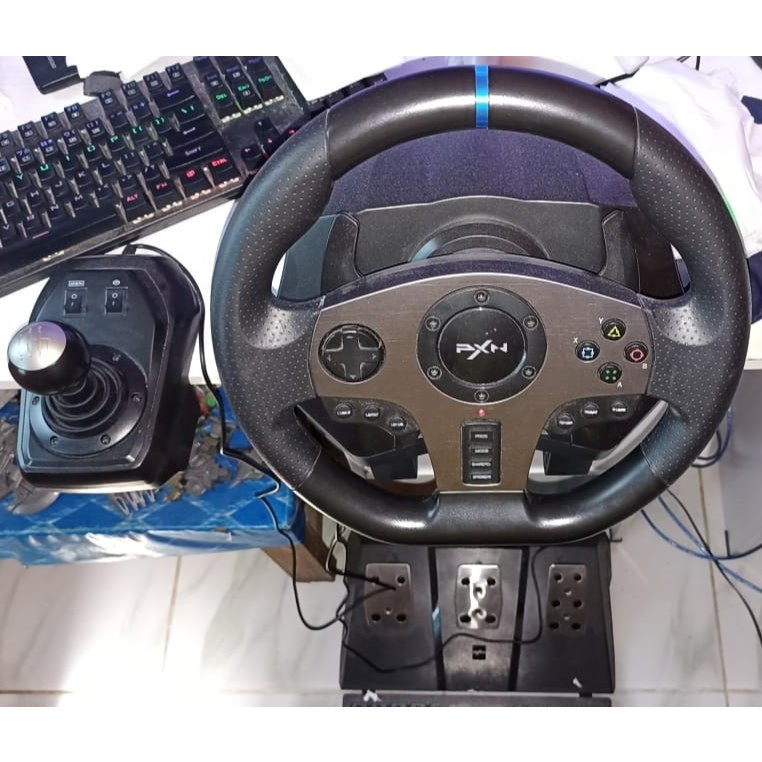 Jual PXN V9 Racing Simulator Gaming Steering Wheel PC Windows, PS4 ...
