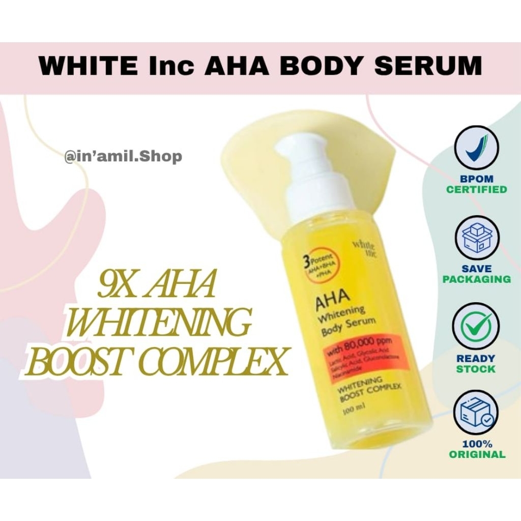 Jual White Inc AHA BHA PHA Whitening Body Serum 9x Whitening Boost ...