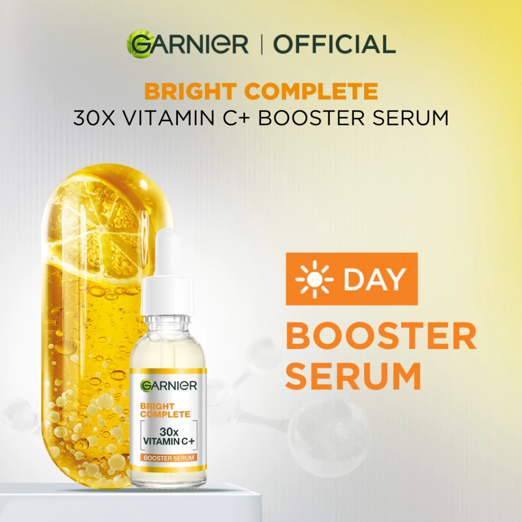 GARNIER Serum Vitamin C Bright Complete Vitamin C 30x Booster Serum Skincare