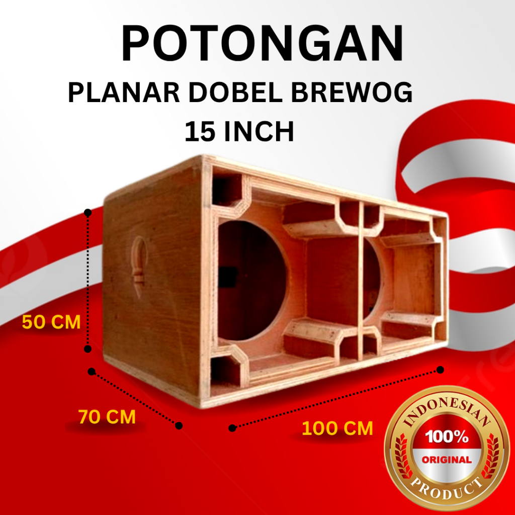 Jual POTONGAN BOX AUDIO SOUND SYSTEM MODEL PLANAR 15 INCH TRIPLEK 18 MM ...