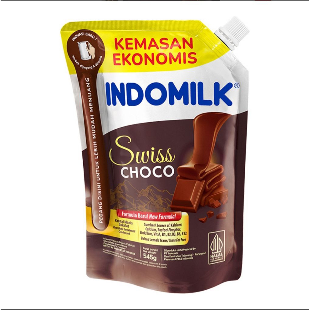 Jual Susu Kental Manis Indomilk Pouch 545gr Rasa Cokelat | Shopee Indonesia