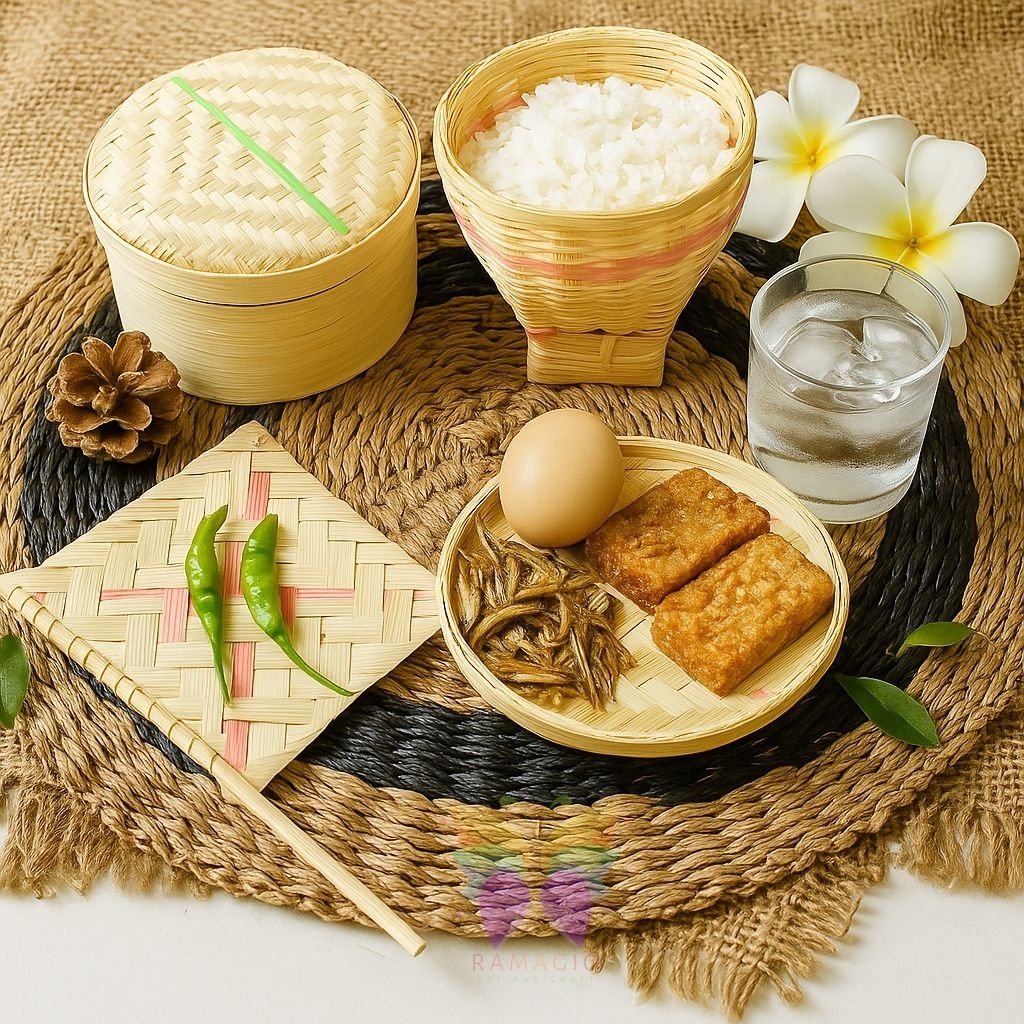 Jual BAKUL BAMBU MINI BOBOKO MINI SET MAINAN ANAK ALAT PERAGA MASAK ...