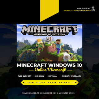 Jual MINECRAFT BEDROCK EDITION PC ORIGINAL MICROSOFT | Shopee Indonesia