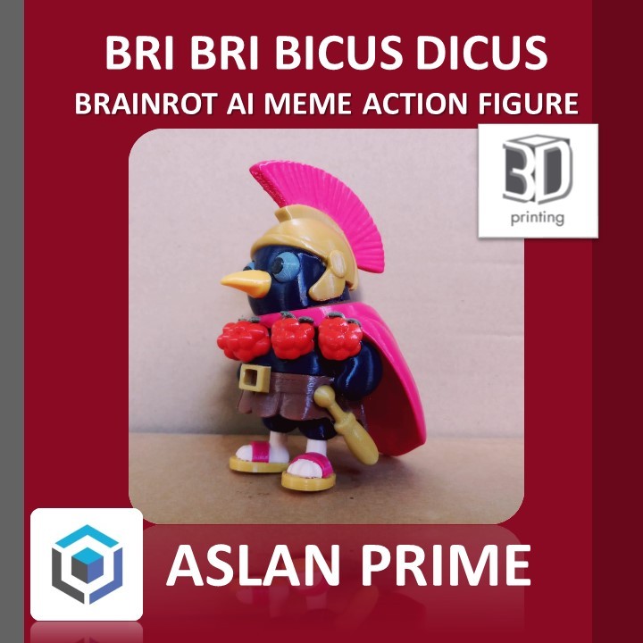 Jual BRI BRI BICUS DICUS ARTICULATED ACTION FIGURE 3D Print Mainan Toy ...