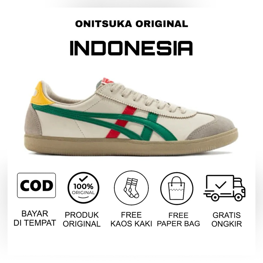 Jual Sepatu Onitsuka Tokuten Green White sepatu pria/ sepatu