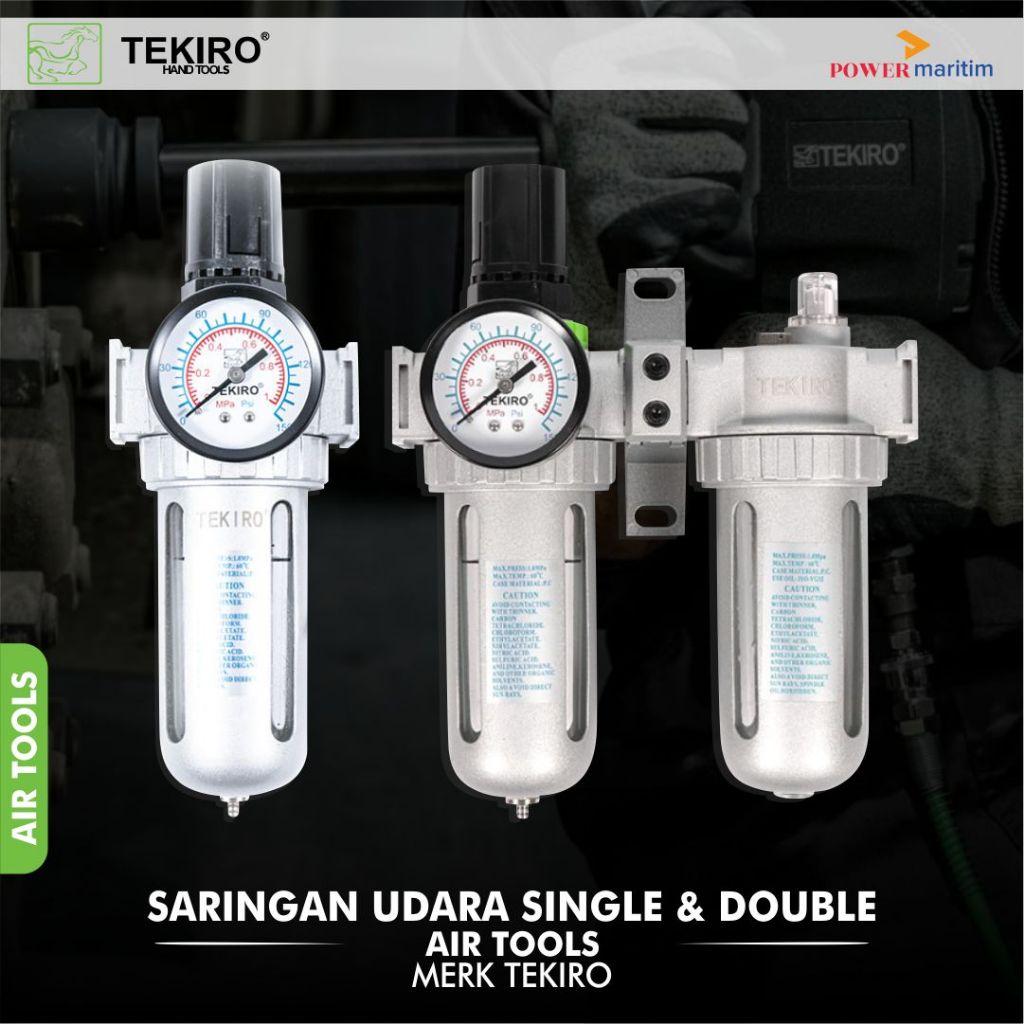 Jual Tekiro Saringan Udara Satu dan Dua Tabung Air Control Unit Single ...