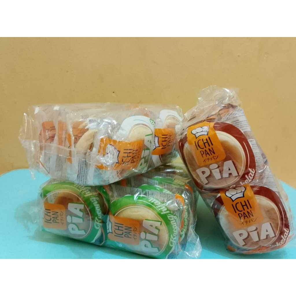 Jual PiA Ichi Pan | Roti PiA isi cokelat | Roti PiA isi Kacang hijau ...