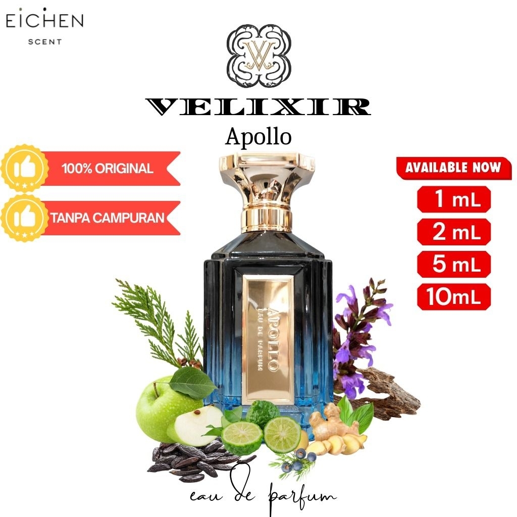 Jual Decant Parfum Velixir Apollo | Share Bottle | Travel Size | Shopee ...