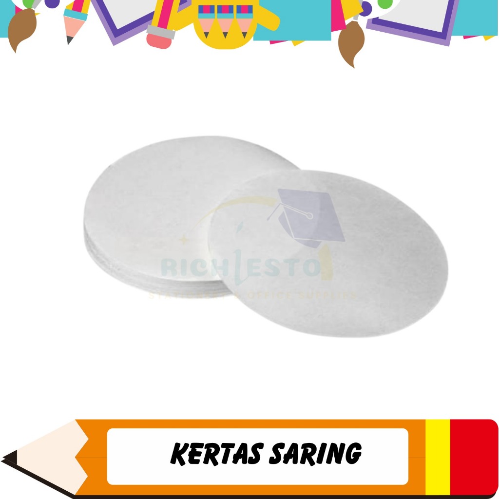 Jual kertas saring 10cm 100 lembar | Shopee Indonesia