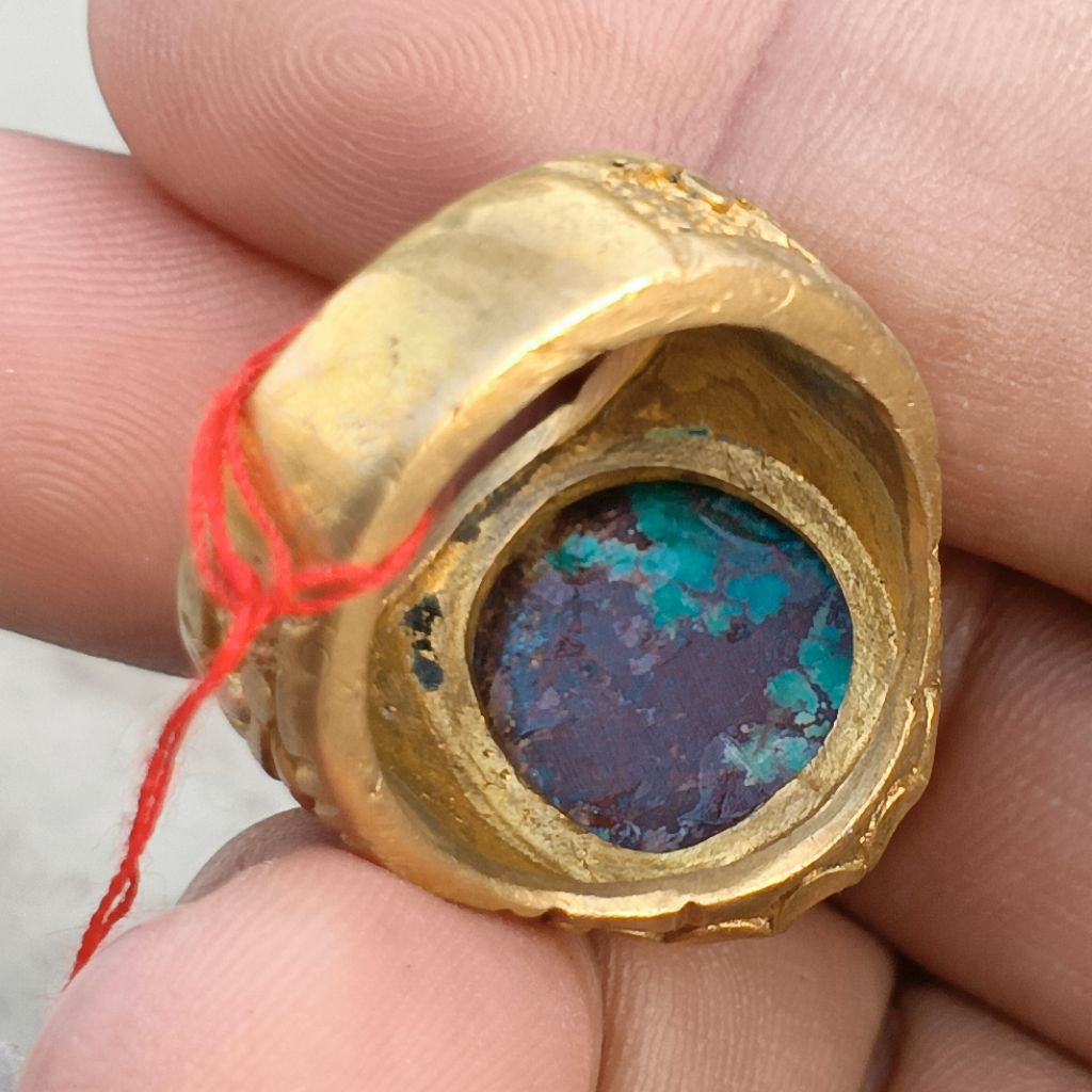 Jual Pirus Persia hijau Hulk ring kuningsari ukir | Shopee Indonesia