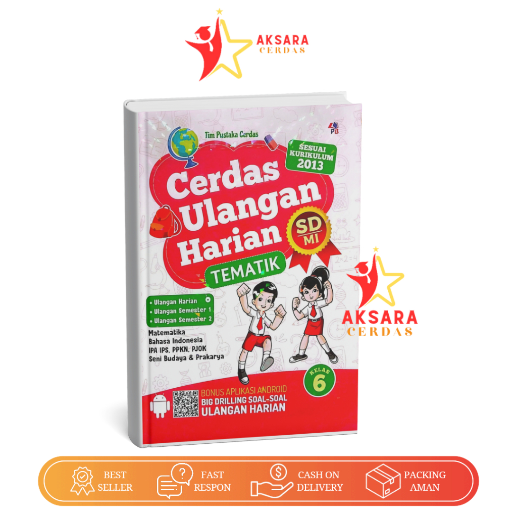 Jual Buku Ulangan Harian Kelas 6 SD MI Latihan Soal Tematik Kurikulum ...