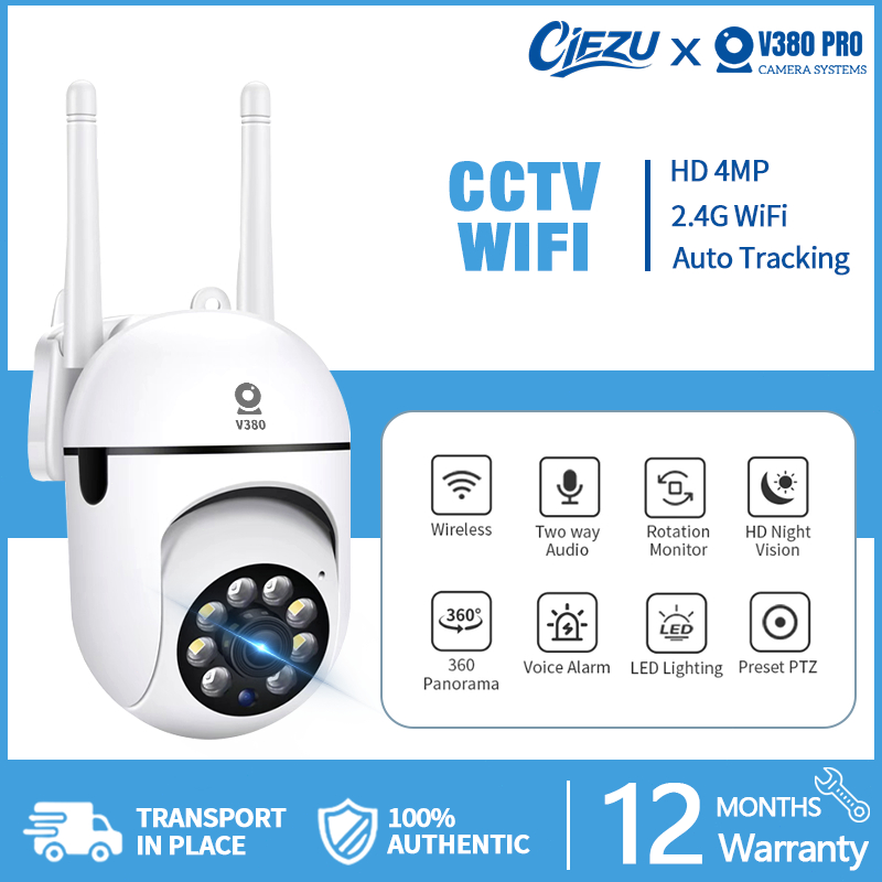 Jual V380 Pro Outdoor CCTV Full HD Smart Wifi 360° Motion Detect Human ...