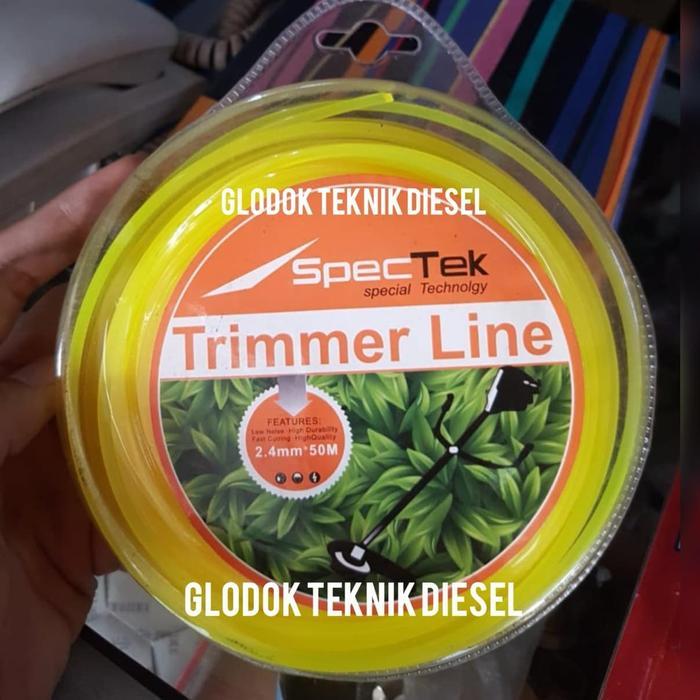 Jual SENAR POTONG RUMPUT 50 METER GRASS TRIMER LINE 50 M | Shopee Indonesia