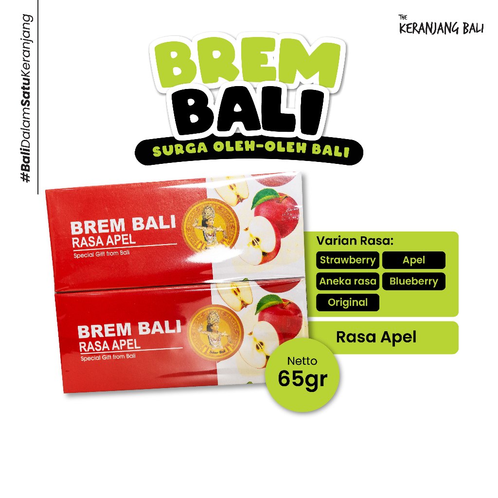 Jual BREM BALI RASA ISI 3 - Oleh-Oleh Khas Bali | Shopee Indonesia