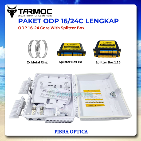 Jual ODP 8 Core ODP 16 Core Lengkap Splitter |Box FO ODP 8C 16C Double ...