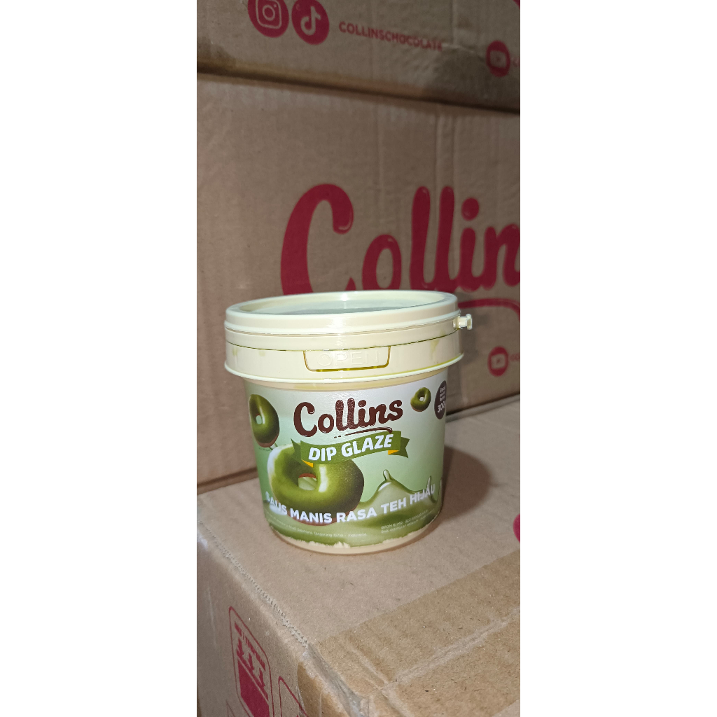 Jual Collins Dip Glaze 300gram matcha | Shopee Indonesia