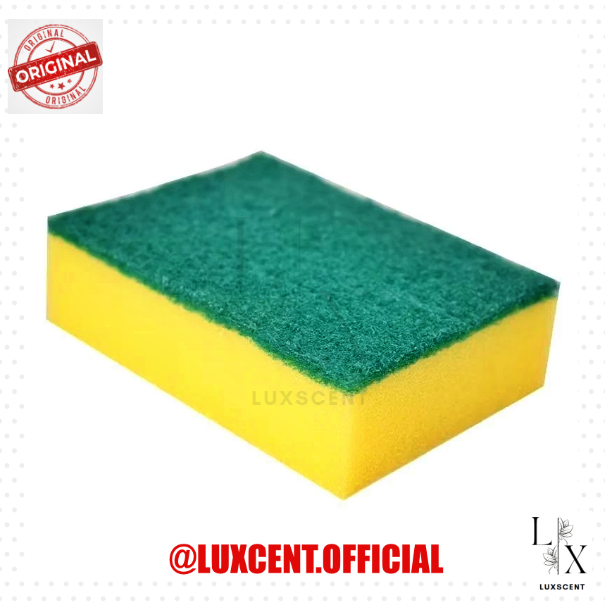 Jual Busa Cuci Piring / Sponge Kuning Sabut Hijau / Spons Penghilang ...