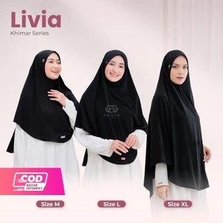 Arafa Hijab - Khimar Livia | Jilbab Instan Terbaru & Syari Non Pet | Jersey ITY Premium