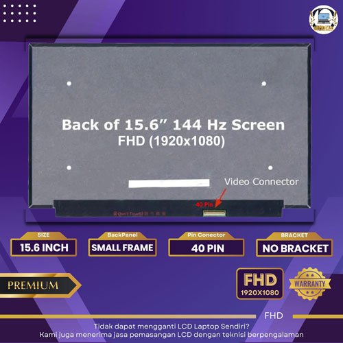 Dalle écran 15.6" LED Pour ASUS TUF A15 566IV-AL - FHD 1920x1080 144Hz 40pin - Neuf