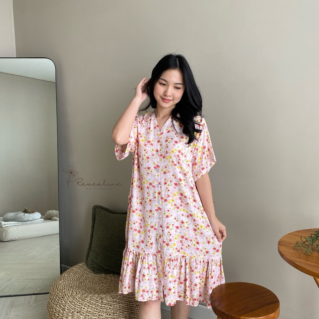 Jual FLORINA - Home Dress Daster Premium Wanita | Daster Rayon Premium ...