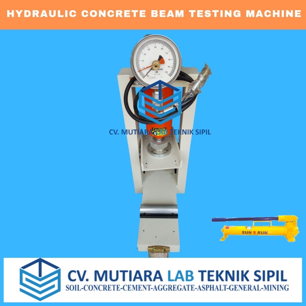 Jual HYDRAULIC CONCRETE BEAM TESTING MACHINE / FLEXSURE / UJI LENTUR ...