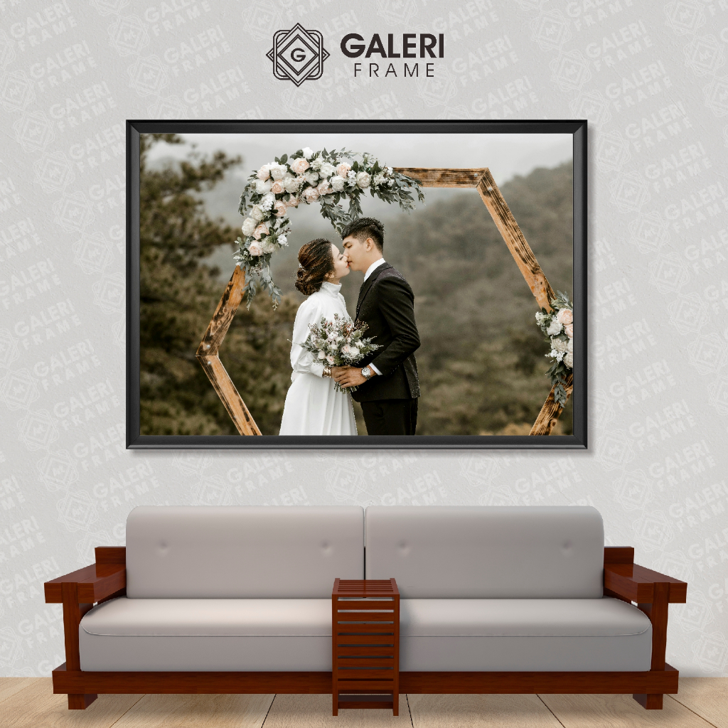 Jual Cetak Foto Kanvas 16R ( 40 x 60cm ) Include Frame Minimalis MURAH ...
